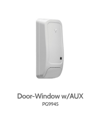 Wireless PowerG Door & Window Security Contact With Auxiliary Input