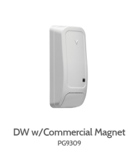 PowerG Wireless Commercial Magnetic Contact with Auxiliary Input